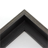 1-3/4 " Deep Black Barnwood Canvas Floater